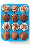 JEWOSTER 12-Cup Silicone Muffin Pan Set