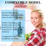 Whirlpool Kenmore Refrigerator Air Filter, 3 Pack