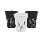 Skeleton Printed Disposable Cups for Halloween Parties