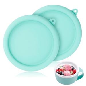 Silicone Lids for Dash Ice Cream Maker - 2 Pack