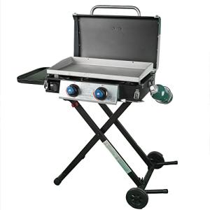 25-Inch Portable Propane Gas Griddle with Cover