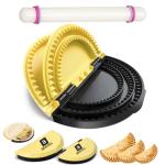 Large Tortilla Sealer and Crimper with Rolling Pin