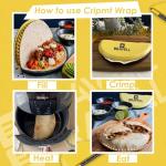 Large Tortilla Sealer and Crimper with Rolling Pin