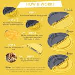 Large Tortilla Sealer and Crimper with Rolling Pin