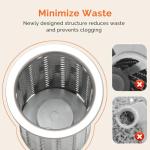 UHIYEE Rotary Parmesan Cheese Grater with Drums