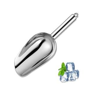 6 oz Stainless Steel Ice Scoop for Food