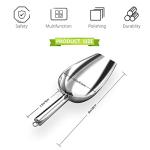 6 oz Stainless Steel Ice Scoop for Food