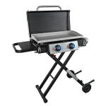 25-Inch Portable Propane Gas Griddle with Cover
