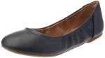Navy Faux Leather Ballet Flat for Women