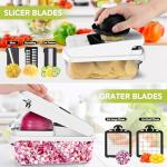 12-in-1 Multifunctional Vegetable Chopper with Container