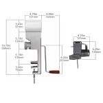 Stainless Steel Wheat Flour Grinder with Motor