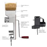 Stainless Steel Wheat Flour Grinder with Motor