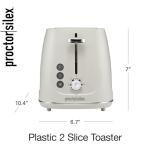 Proctor Silex 2 Slice Toaster with Browning Control