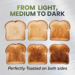 4-Slice Stainless Steel Toaster with Extra Wide Slots