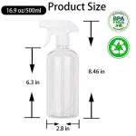 17 oz Refillable Spray Bottles - 4 Pack