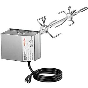 onlyfire Stainless Steel Rotisserie Kit for Weber Grills