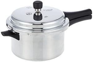 Prestige 4L Aluminum Pressure Cooker, Silver