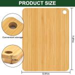 BLOCE Double-Sided Bamboo Cutting Board for Kitchen