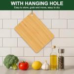 BLOCE Double-Sided Bamboo Cutting Board for Kitchen