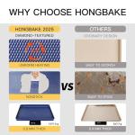 HONGBAKE Nonstick Baking Sheet Pan Set