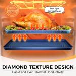 HONGBAKE Nonstick Baking Sheet Pan Set