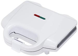 2-Slice White Waffle Maker with Non-Stick Coating
