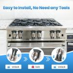 Child Safety Gas Stove Knob Locks - 5 Pack