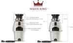 Waste King L-2600 Continuous Feed Garbage Disposal