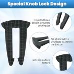 Child Safety Gas Stove Knob Locks - 5 Pack