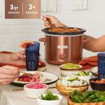 Crock-Pot 3-Quart Manual Slow Cooker, Copper