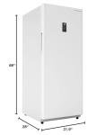 Hamilton Beach 17 Cu Ft Convertible Fridge/Freezer