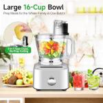 Hometown 16-Cup 11-in-1 Food Processor Combo