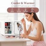 Xbeauty 4L Mini Fridge for Skincare and Snacks