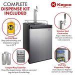 Kegco Full Size Single Faucet Kegerator