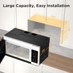 BLACK+DECKER 1.7 cu. ft. Over Range Microwave