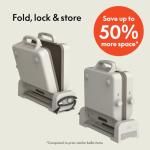 Bella Fold-n-Store Dual Temp Nonstick Griddle