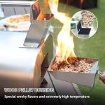 Portable Wood Pellet Pizza Oven for Outdoor Parties