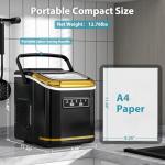 Portable Ice Maker - 9 Cubes in 6 Minutes