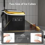 Portable Ice Maker - 9 Cubes in 6 Minutes