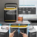 Portable Ice Maker - 9 Cubes in 6 Minutes