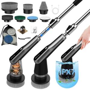 G2-Pro Electric Spin Scrubber with Retractable Handle