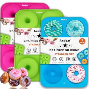 Silicone Donut Pan Set - Non-Stick & BPA Free