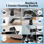 G2-Pro Electric Spin Scrubber with Retractable Handle