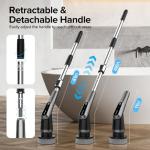 G2-Pro Electric Spin Scrubber with Retractable Handle