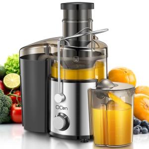 QCen 800W Centrifugal Juicer with Wide Mouth Chute