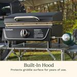 Cuisinart 17” Outdoor Gas Griddle with Hood
