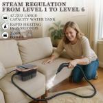 Handheld 2500W Steam Cleaner with 15 Accessories