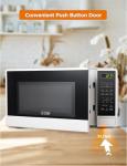 Commercial Chef 1.1 Cu. Ft. Countertop Microwave, White