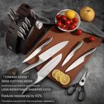 15-Piece Professional Kitchen Knife Set with Sharpener