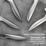 15-Piece Professional Kitchen Knife Set with Sharpener